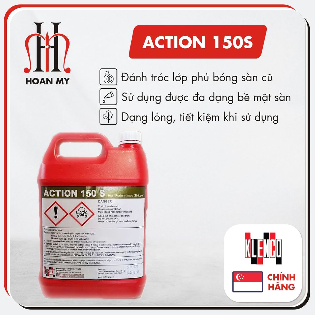  Hóa chất đánh tróc sàn Action 150-S 