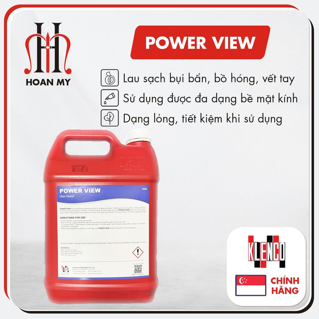 Hóa chất làm sạch kính Power View 