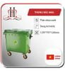  Thùng rác nhựa 660 lít chất liệu HDPE 