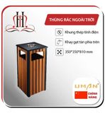 Thùng rác gạt tàn ngoài trời HM9494