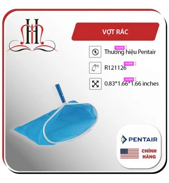  Vợt rác lưới Pentair R121126 