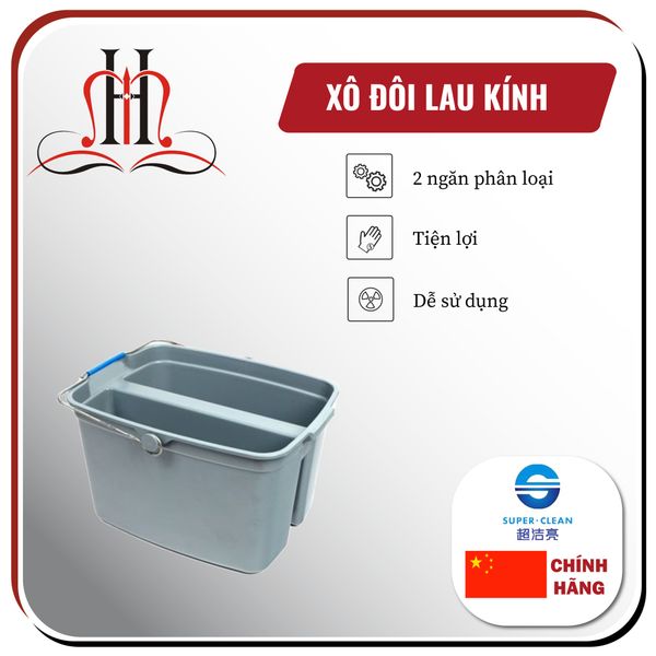  Xô đôi lau kính 