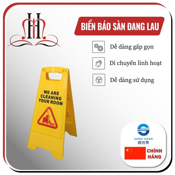  Biển cảnh báo khu vực đang làm vệ sinh B-146 