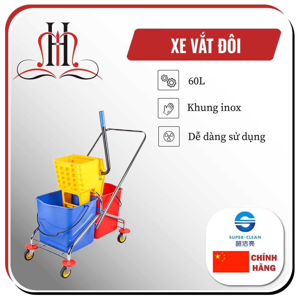  Xe vắt giẻ đôi B043 