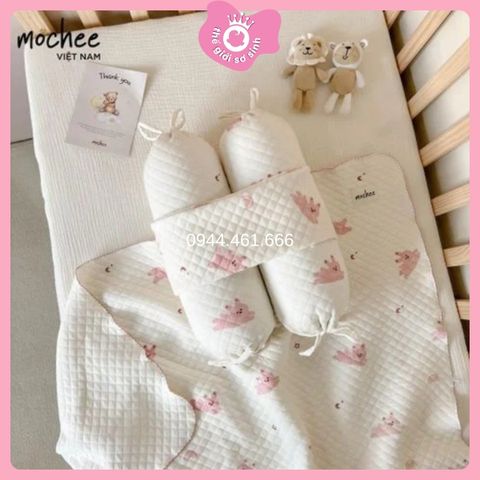 Mochee Chặn Cotton Trần Bông Cao Cấp - Dài 38cm Cho Bé