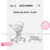 Playkid Xe Đẩy Gâp Gọn X6-3