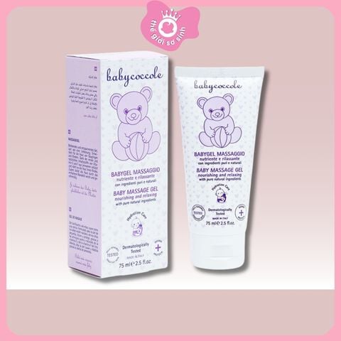 Gel massage chiết xuất hạnh nhân Babycoccole 75ml Cho Bé