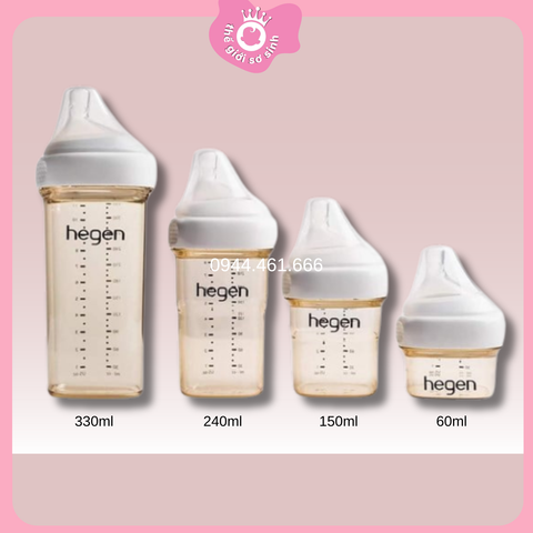Bình Sữa Hegen Cao Cấp 60ml, 150ml, 240ml. 330ml CHÍNH HÃNG