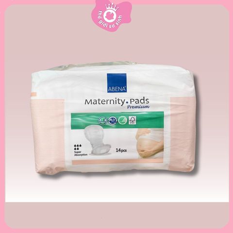 Abena Maternity Pads Premium Băng Lót Sản Phụ 14cai
