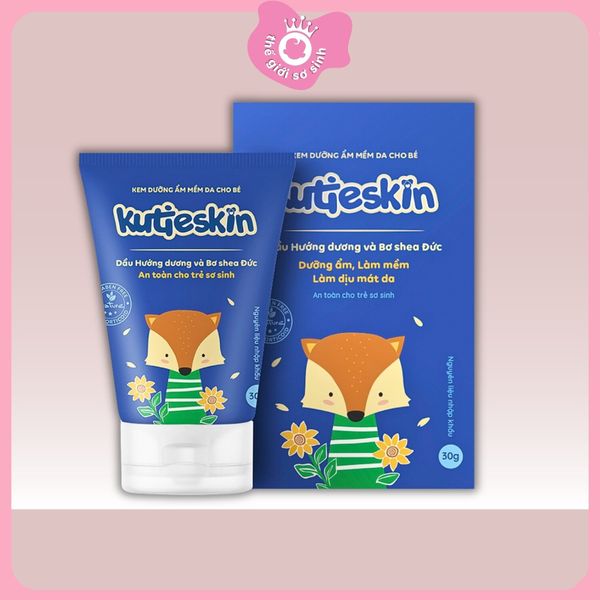 Kem dưỡng ẩm mền da Kutieskin 30g cho bé sơ sinh