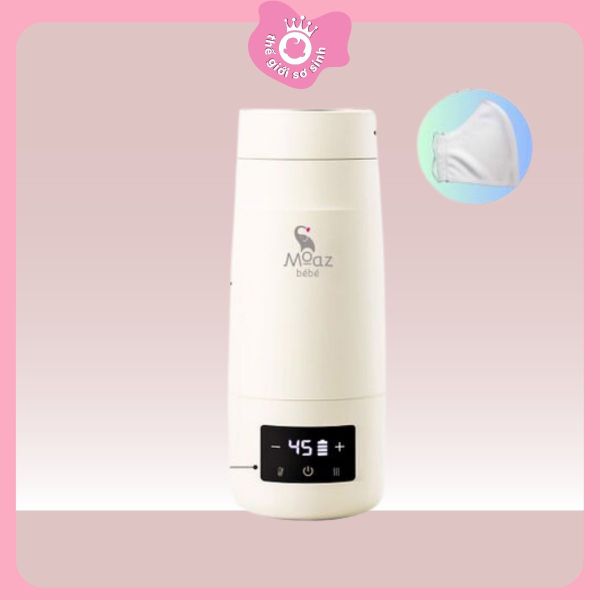 (Tặng khẩu trang xô)-Moaz Bình đun nước pha sữa di động MB058