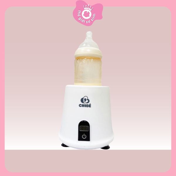 Máy Lắc Bình Sữa Tự Động Chibe xoay 360 đảo chiều CB007/ Bảo hành 18 tháng