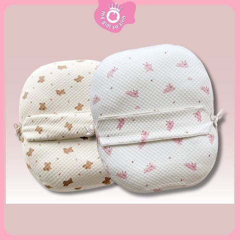 Mochee Gối Chống Trào Ngược Dài Lụa Cotton