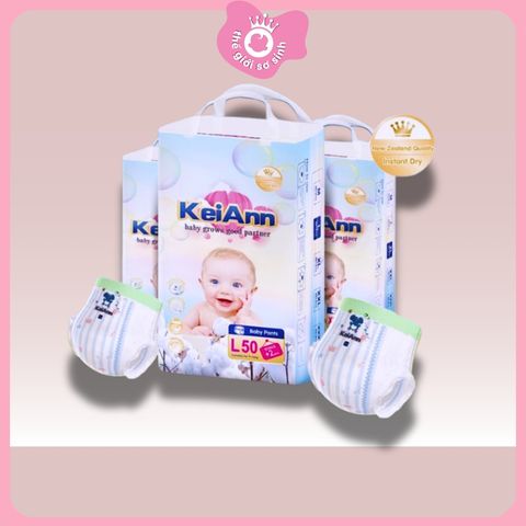 Tã quần nội địa Keiann cho bé đủ size M, L, XL, XXL, XXXL,XXXXL