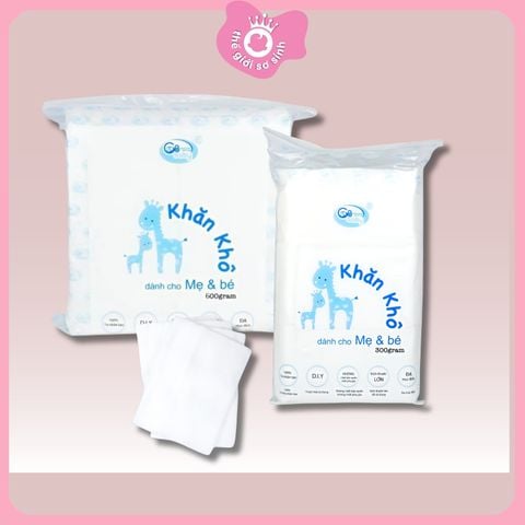 Khăn khô đa năng Gbaby - 300g/ túi và 600g/ túi Cho Bé