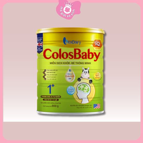 Sữa công thức Colosbaby BIO-IQ và GOLD lon 800g / date mới
