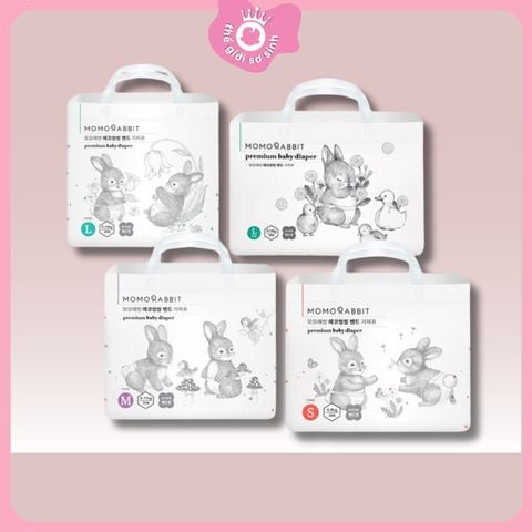 Tã dán và quần MoMoRabbit vải 3D không dệt