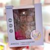 Hộp trữ sữa đa năng Ankou 2,3L màu trà sẫm và trắng Đựng Sữa Bột
