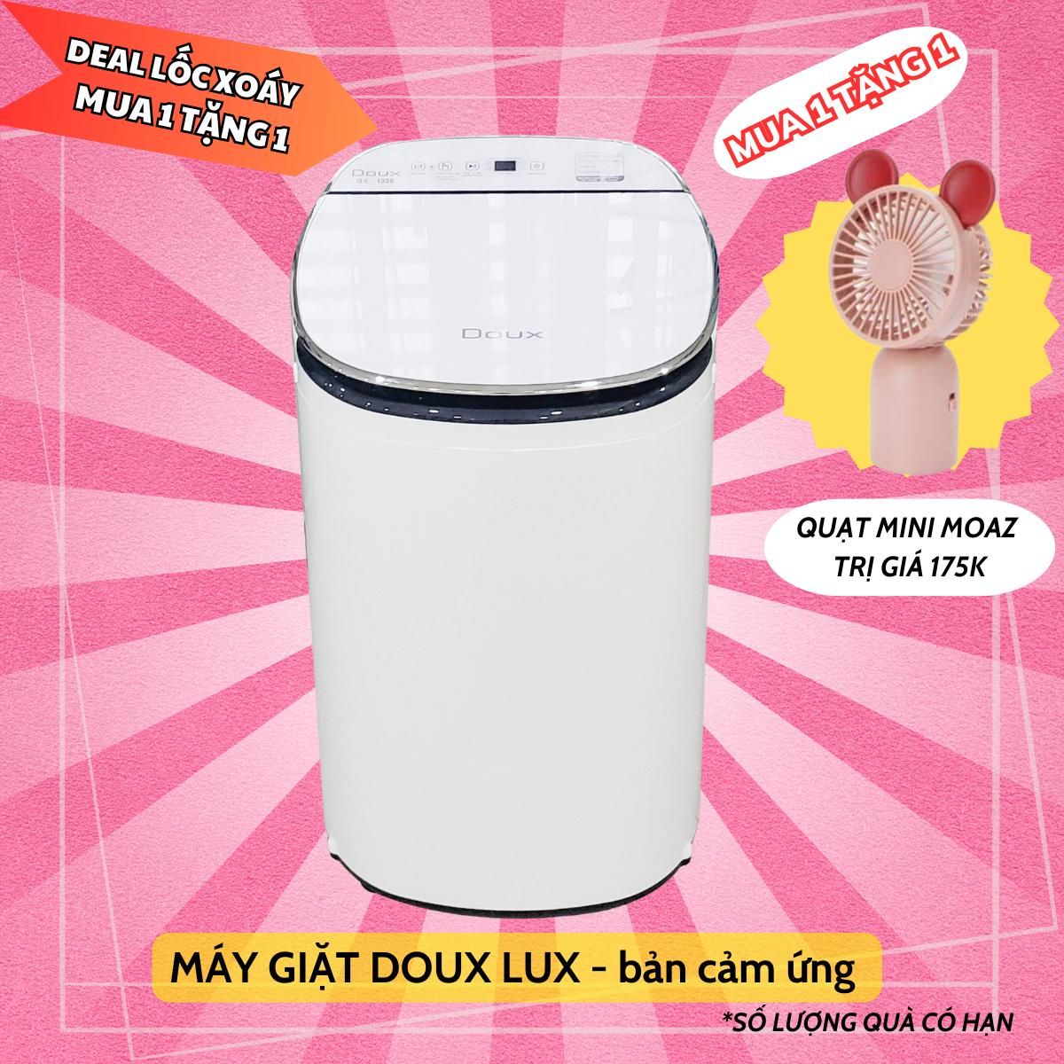  Máy Giặt Mini Doux Lux DX-1328 bản cảm ứng / Mini Doux bản phím cơ (Màu trắng) - Bảo hành 1 năm lỗi 1 đổi 1 7 ngày đầu 