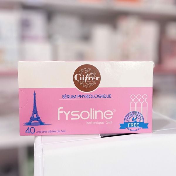Nước Muối Sinh Lý Pháp Gifrer- Hồng và Vàng Cho Bé