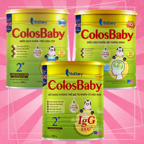 Sữa công thức Colosbaby BIO-IQ và GOLD lon 800g / date mới