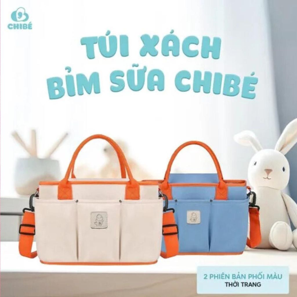  (Deal 88K chỉ có trên live) Túi xách Đeo Chéobỉm sữa Chibe, size 33x22x15cm giữ nhiệt 2-4 GIỜ 