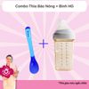 Combo 1 Thìa ăn dặm + 1 Bình Sữa HG hàng nhập khẩu công ty