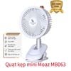 (Quà tặng) Quạt Kẹp Mini Moaz  MB063 / Bảo hành 1 năm lỗi 1 đổi 1
