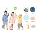 Lullaby- Áo chống nắng mũ 2 lớp cotton cho bé NH395 đủ size 18m-5year