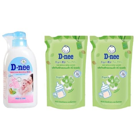 Dnee Túi/Chai Nước Rửa Bình Sữa