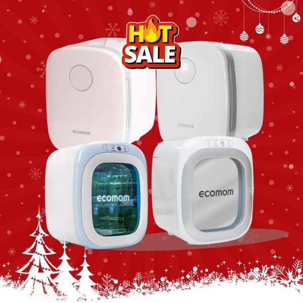 BẢO HÀNH 3 NĂM - Ecomom Hàn Quốc Máy tiệt trùng sấy khô khử mùi bằng tia UV Eco202,Eco100,Eco22