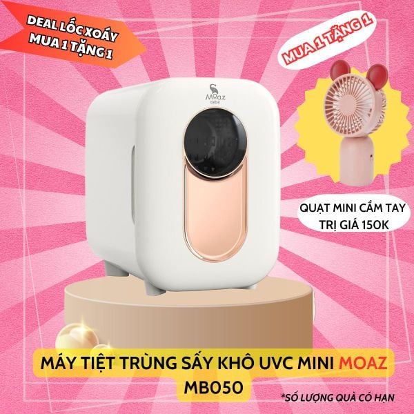 MÁY TIỆT TRÙNG SẤY KHÔ UVC MINI MOAZ MB050 - Bảo hành 1 năm lỗi 1 đổi 1