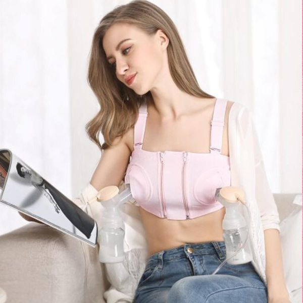 Áo hút sữa rảnh tay Fatz Freesize FB0023VN ( màu hồng )
