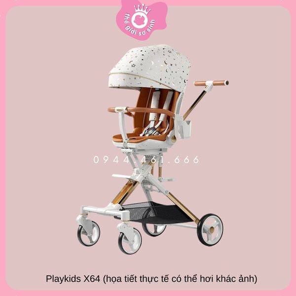 Playkid Xe Đẩy Gâp Gọn X6-3