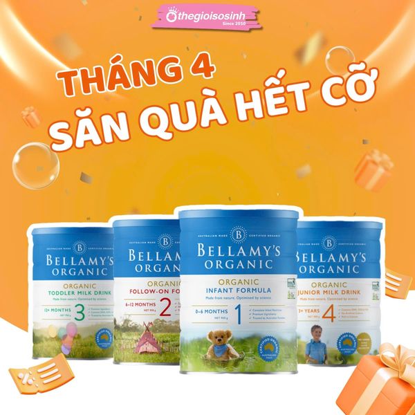 Hàng Úc-Sữa Bellamy's Organic Beta Genica-8 A2 350G
