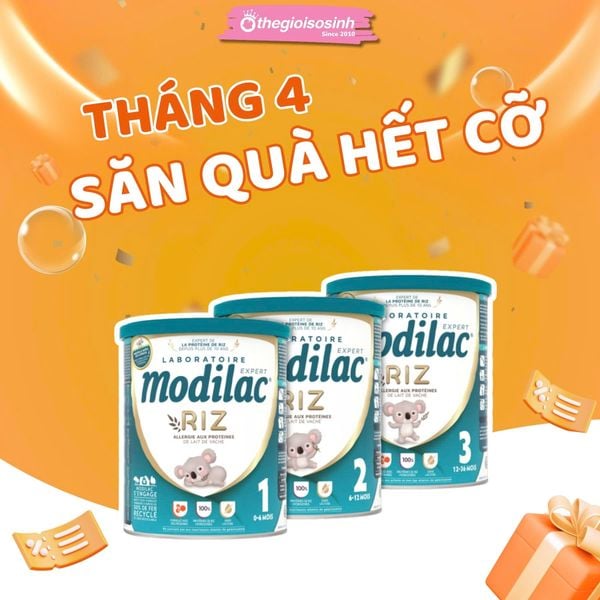 Sữa Modilac Expert Riz 800g ( Cho Bé Dị Ứng Đạm Sữa Bò)