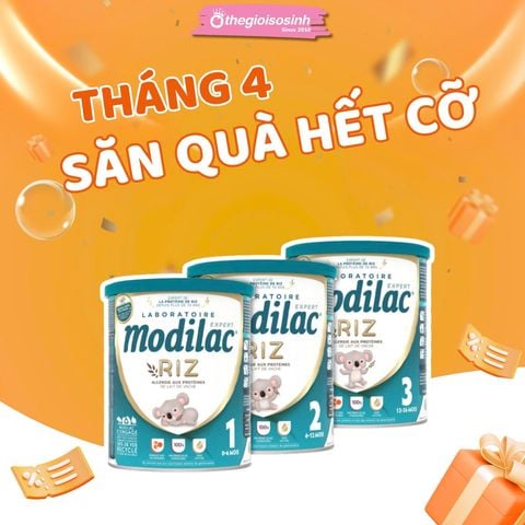 Sữa Modilac Expert Riz 800g ( Cho Bé Dị Ứng Đạm Sữa Bò)