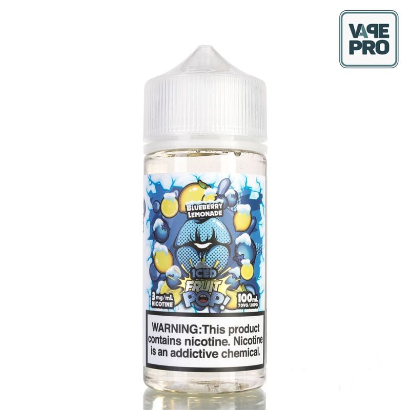 BLUEBERRY LEMONADE (Chanh Việt quất lạnh) 100ML - FRUIT POP! ICED