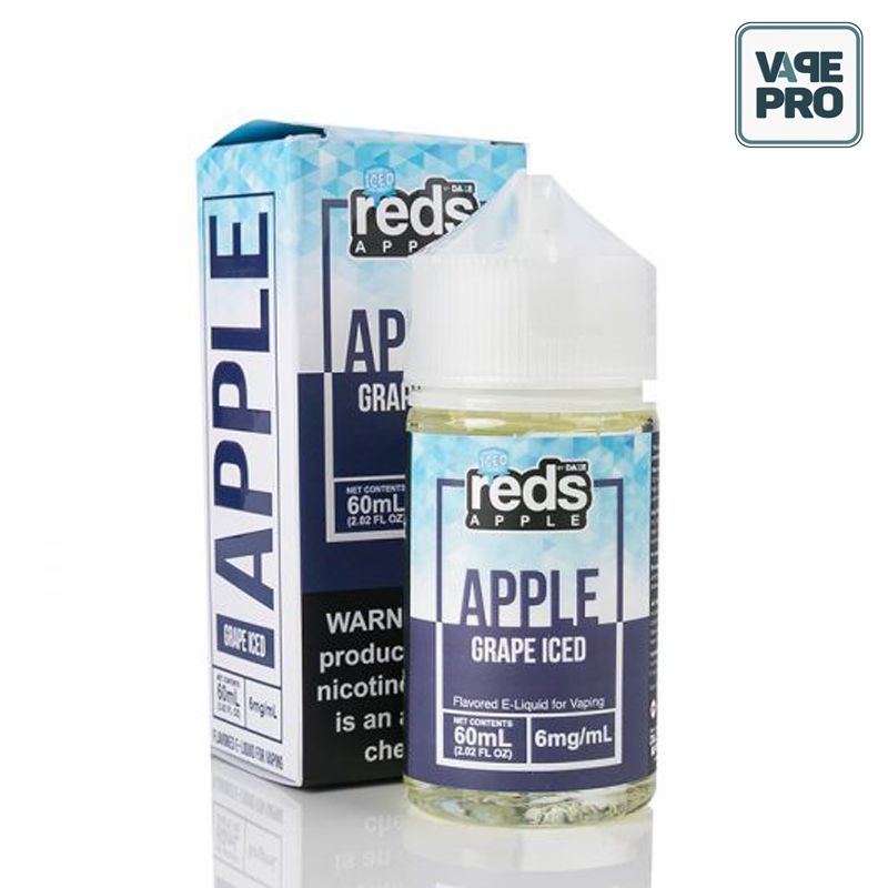 ICED GRAPE (Táo Nho lạnh)- REDS APPLE E-JUICE - 7 DAZE - 60ML