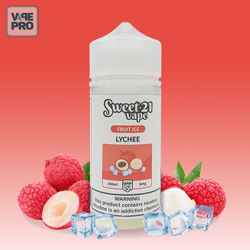 Lychee ( Vải lạnh )Fruity ice Sweet 21 Vape 100ml