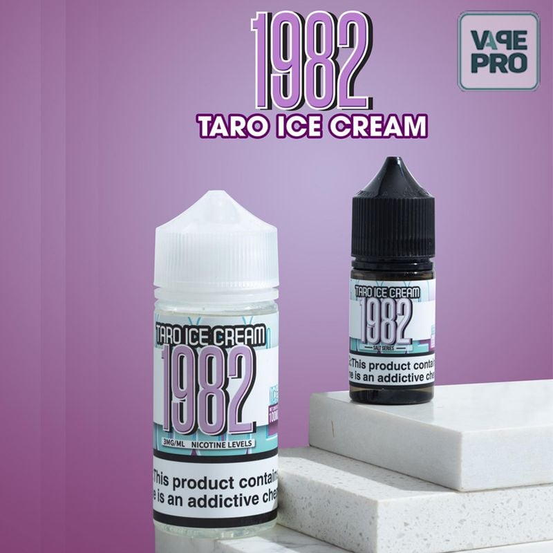 TARO ICE CREAM (KEM KHOAI MÔN LẠNH) - 1982 Saltnic - 30ML