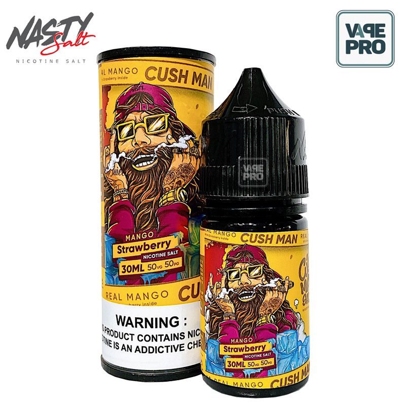 CUSH MAN STRAWBERRY (Xoài Dâu tây lạnh) - NASTY SALT - 30ML