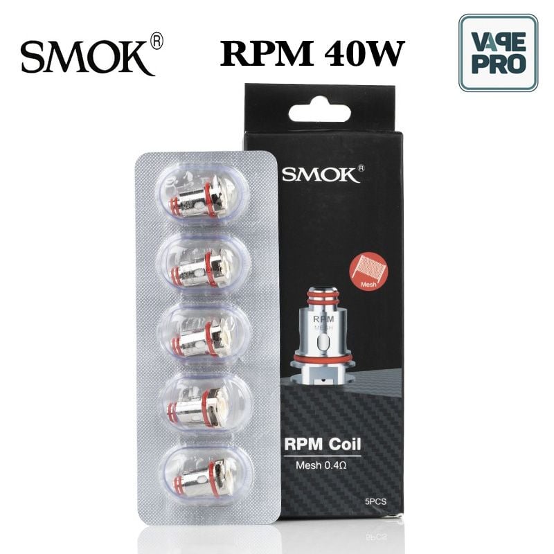 Pack 5 Coil - Occ 0.4OHM Mesh thay thế cho SMOK RPM 40