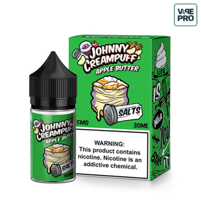 JOHNNY CREAMPUFF - APPLE BUTTER ( Bánh Su kem Mứt Táo ) BY TINTED BREW JUICE CO. - 30ML