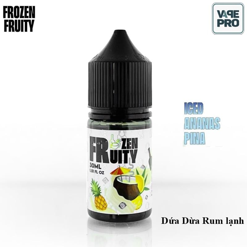 ICED ANANAS PINA (Dứa dừa rum lạnh) - FROZEN FRUITY SALTNIC - 30ML