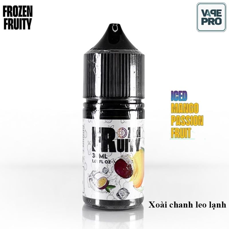 ICED MANGO PASSION FRUIT (Xoài chanh leo lạnh)  - FROZEN FRUITY SALTNIC - 30ML