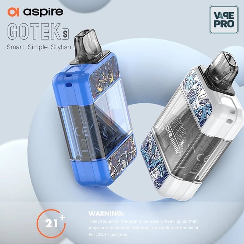 BỘ POD SYSTEM GOTEK S 650mAh BY ASPIRE