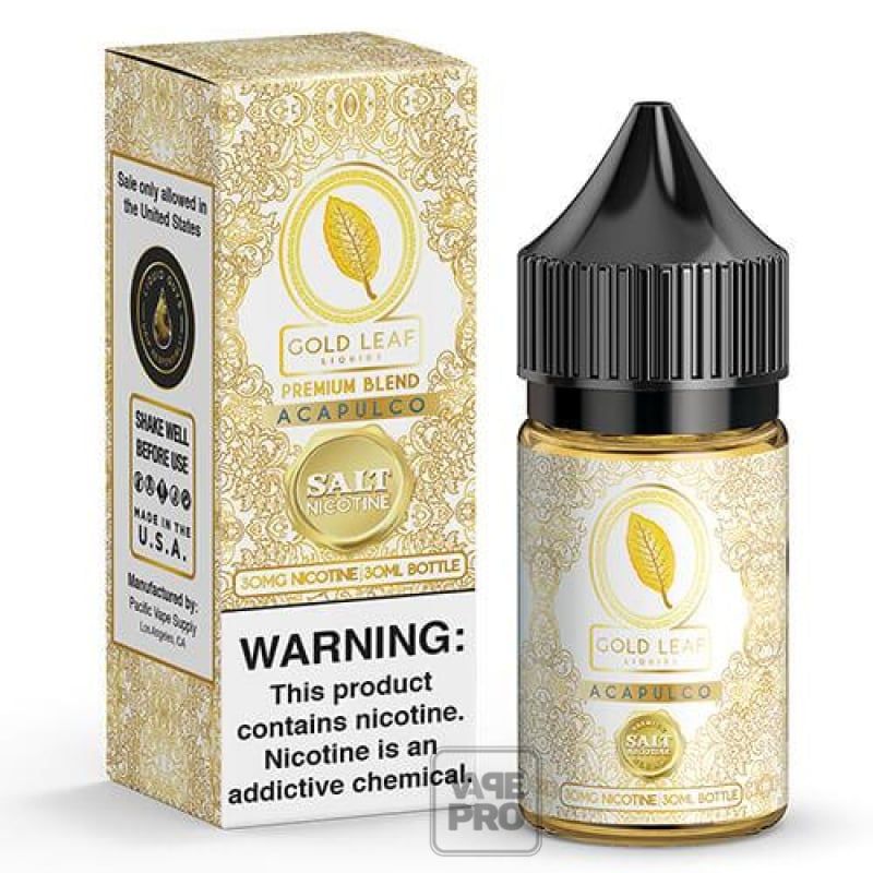 ACAPULCO(Thuốc lá Vani) - GOLD LEAF LIQUIDS SALTS NIC