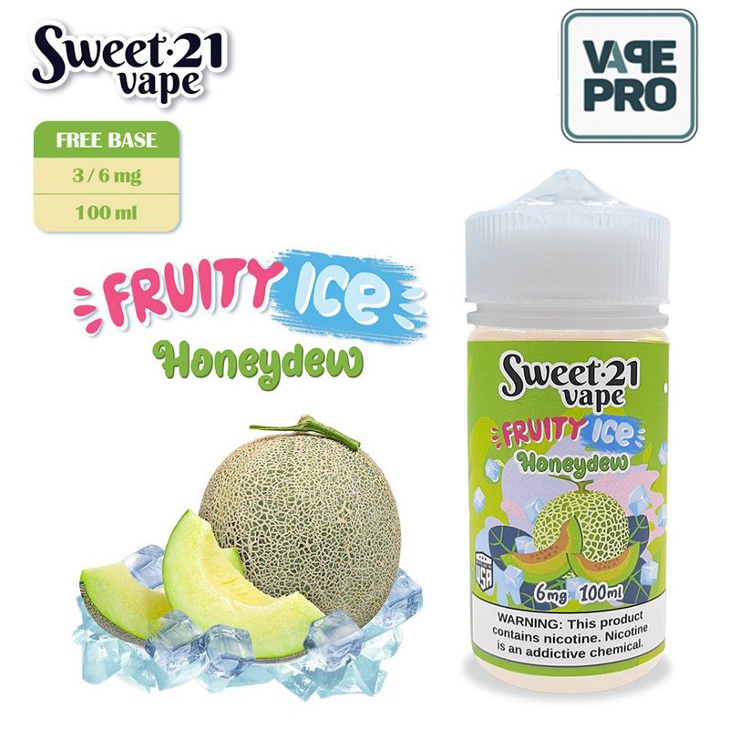 Honeydew ( Dưa gang lạnh ) Fruity ice Sweet 21 Vape 100ml VapePro