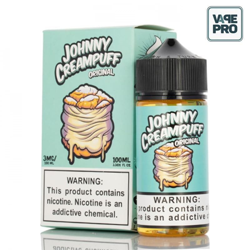 JOHNNY CREAMPUFF - ORIGINAL ( Bánh Su kem ) BY TINTED BREW JUICE CO 100ML